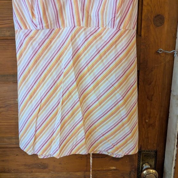 Motherhood Striped Sleeveless Top - Pink and Yellow - Picture 5 of 7